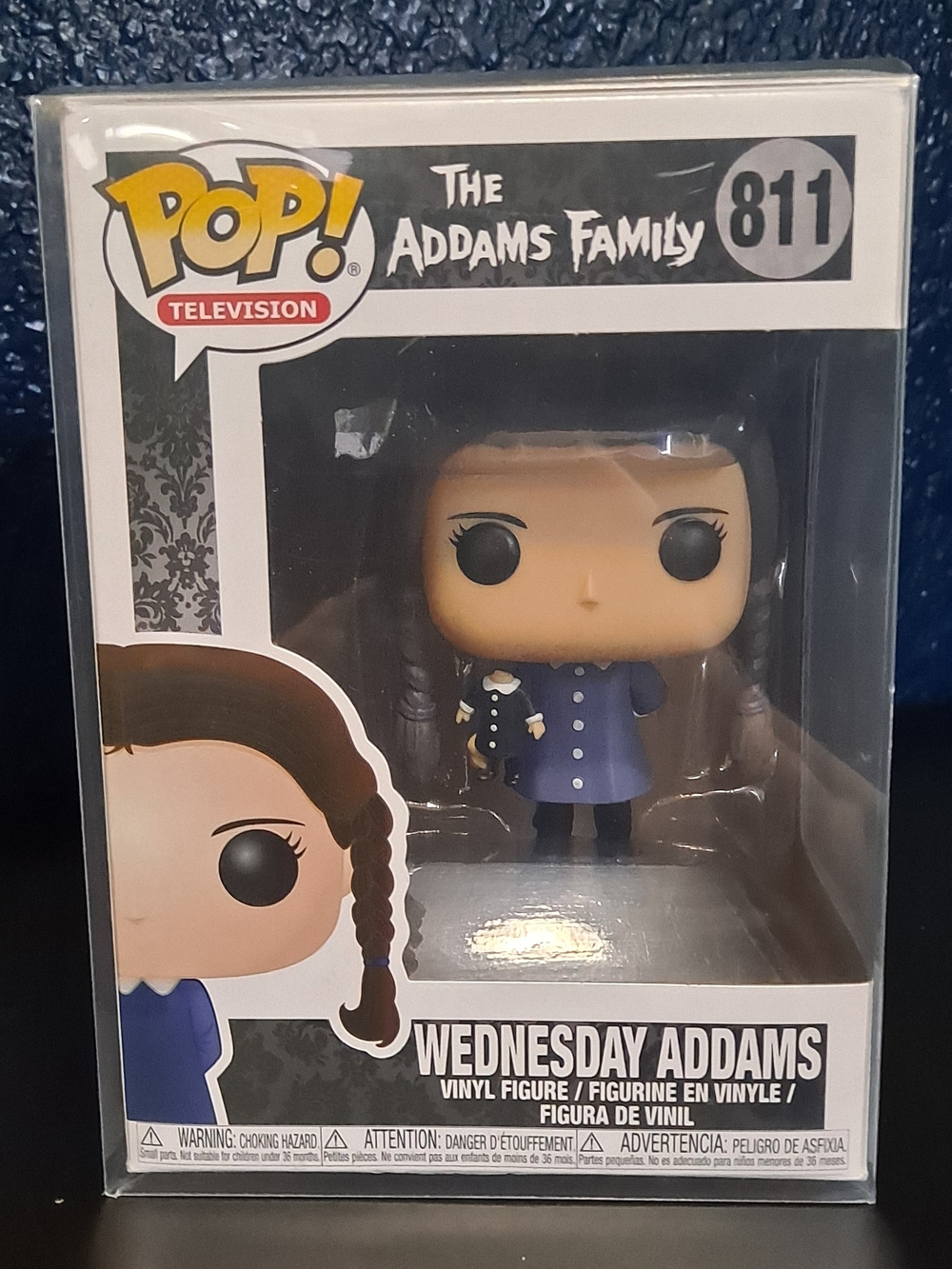 Funko Wednesday Addams Pop! Vinyl Figure - Blue and Black